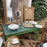 Old gilded mirror Louis Philippe style, 80x57 cm