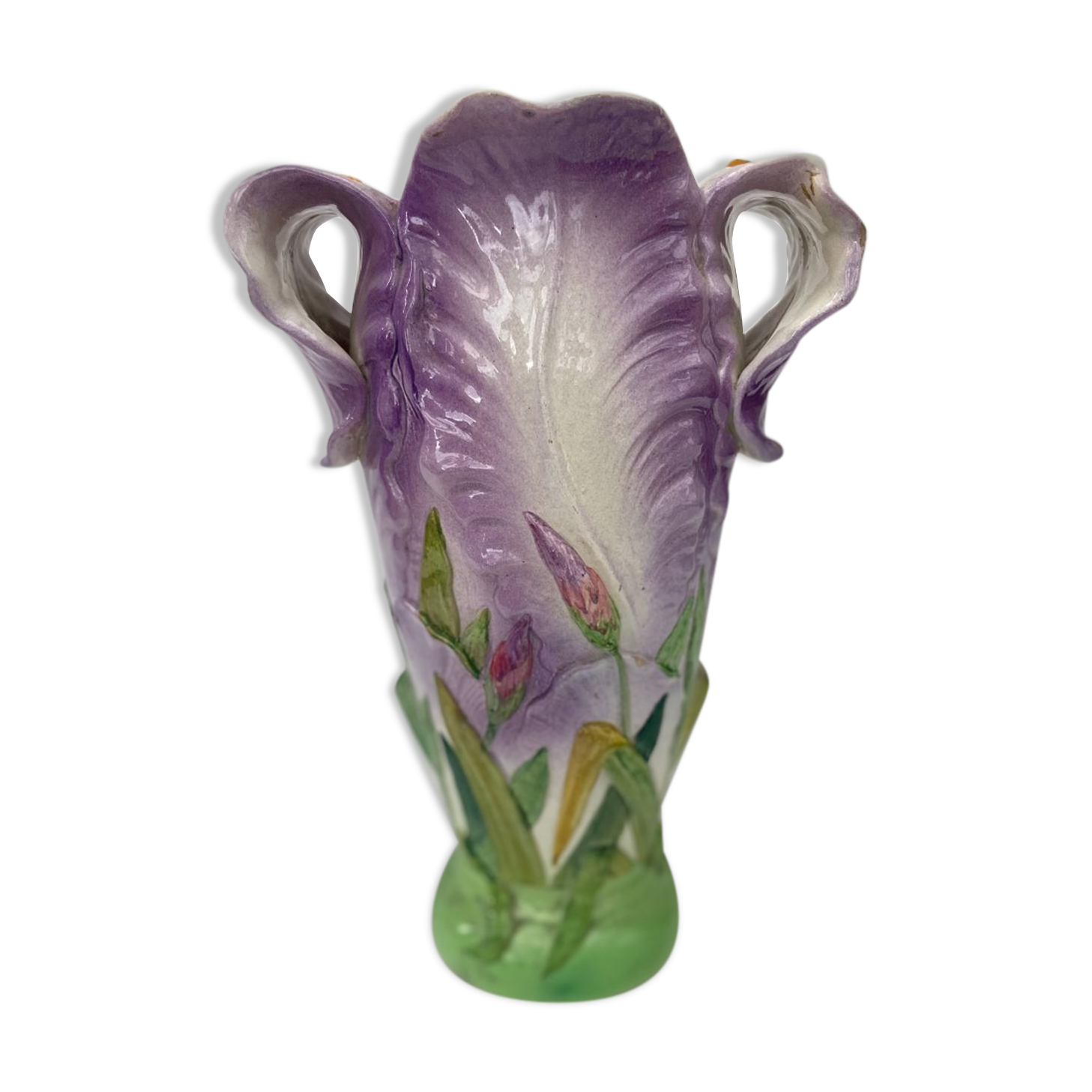 VASE STYLISE IRIS VALLAURIS