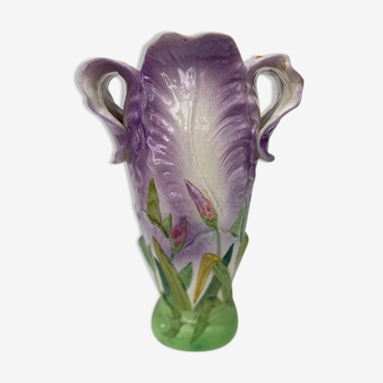 Vase stylise iris Vallauris