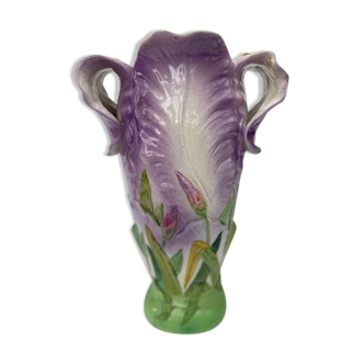 VASE STYLISE IRIS VALLAURIS