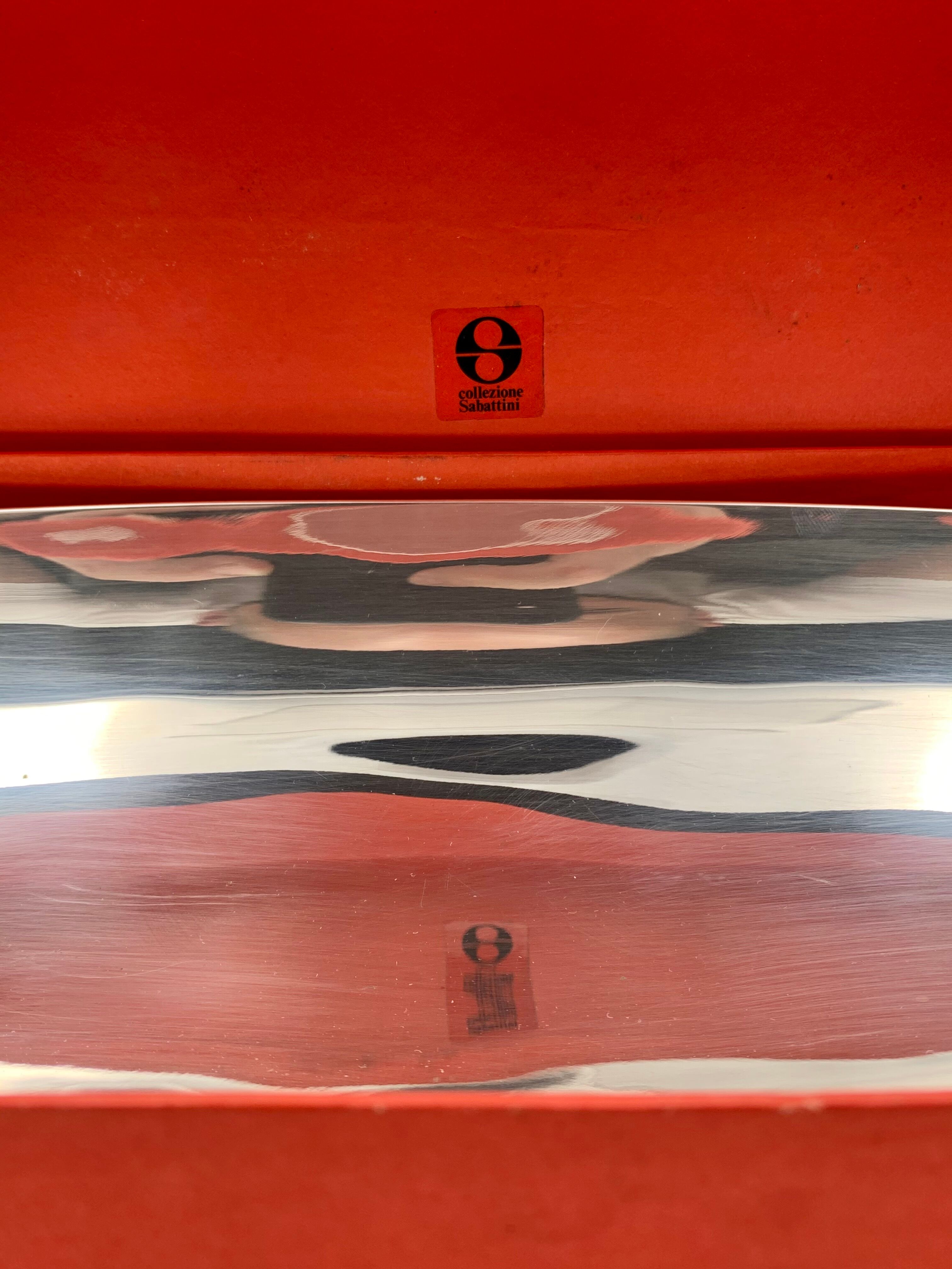 Lino Sabattini silver metal cut