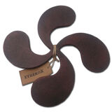 Basque cross cast iron trivet