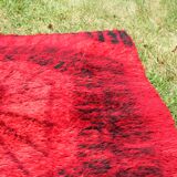 Tapis "space age". Décors psychédélique. Circa 1970.