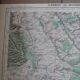 Map France Clermont Argonne 1953