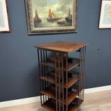 Antique revolving bookcase