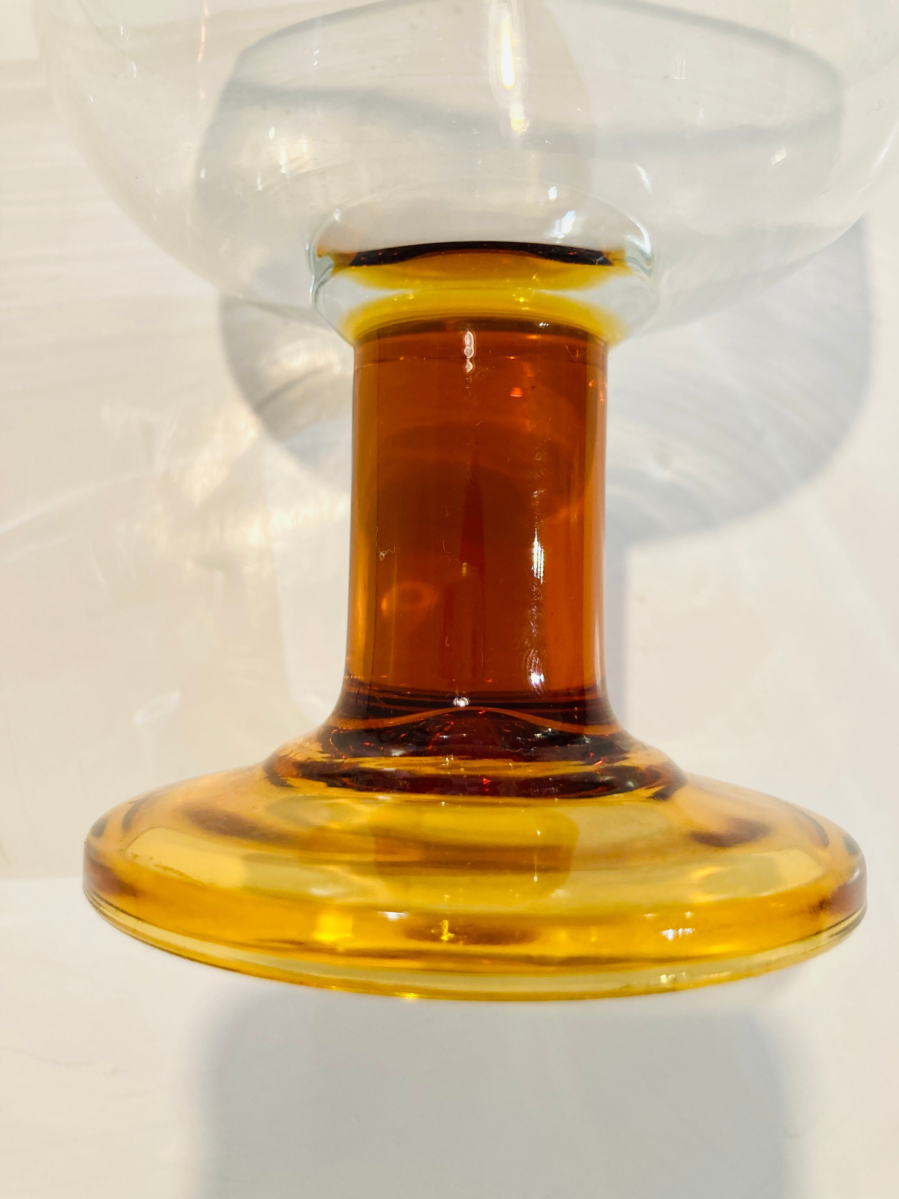 4 camel foot glasses from the 70s