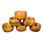 Wooden napkin rings