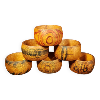 Wooden napkin rings