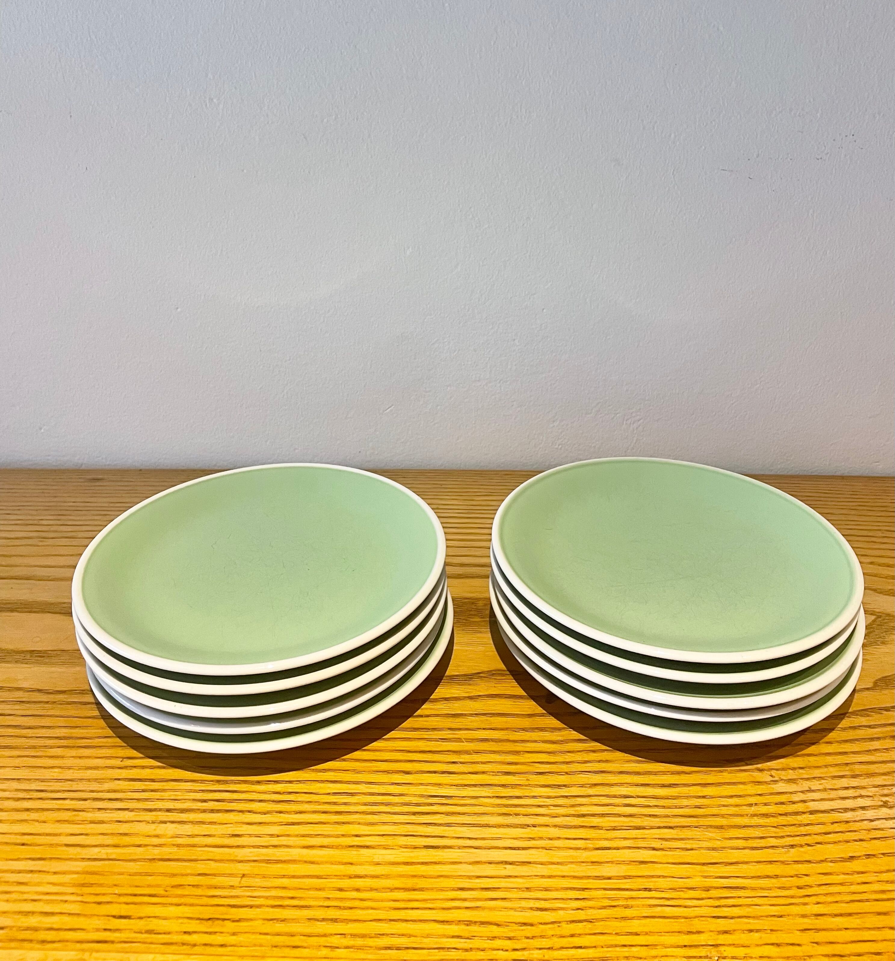 Service of 10 Rössler dessert plates