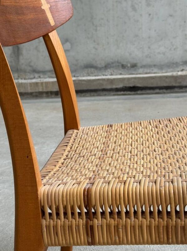 Ensemble de 4 chaises de salle à manger CH23 par Hans J Wegner pour Carl Hansen & Son