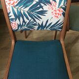 Suite of 4 vintage chairs 70 years