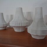 Mid-Century Op Art Vases from Heinrich, 1960s, Set of 3