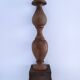 XL turned solid wood lamp base H.45.5 cm