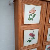 Armoire en rotin 1960
