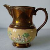 Old pitcher broc small carafe in Jersey earthenware 14.7 cm