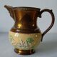Old pitcher broc small carafe in Jersey earthenware 14.7 cm