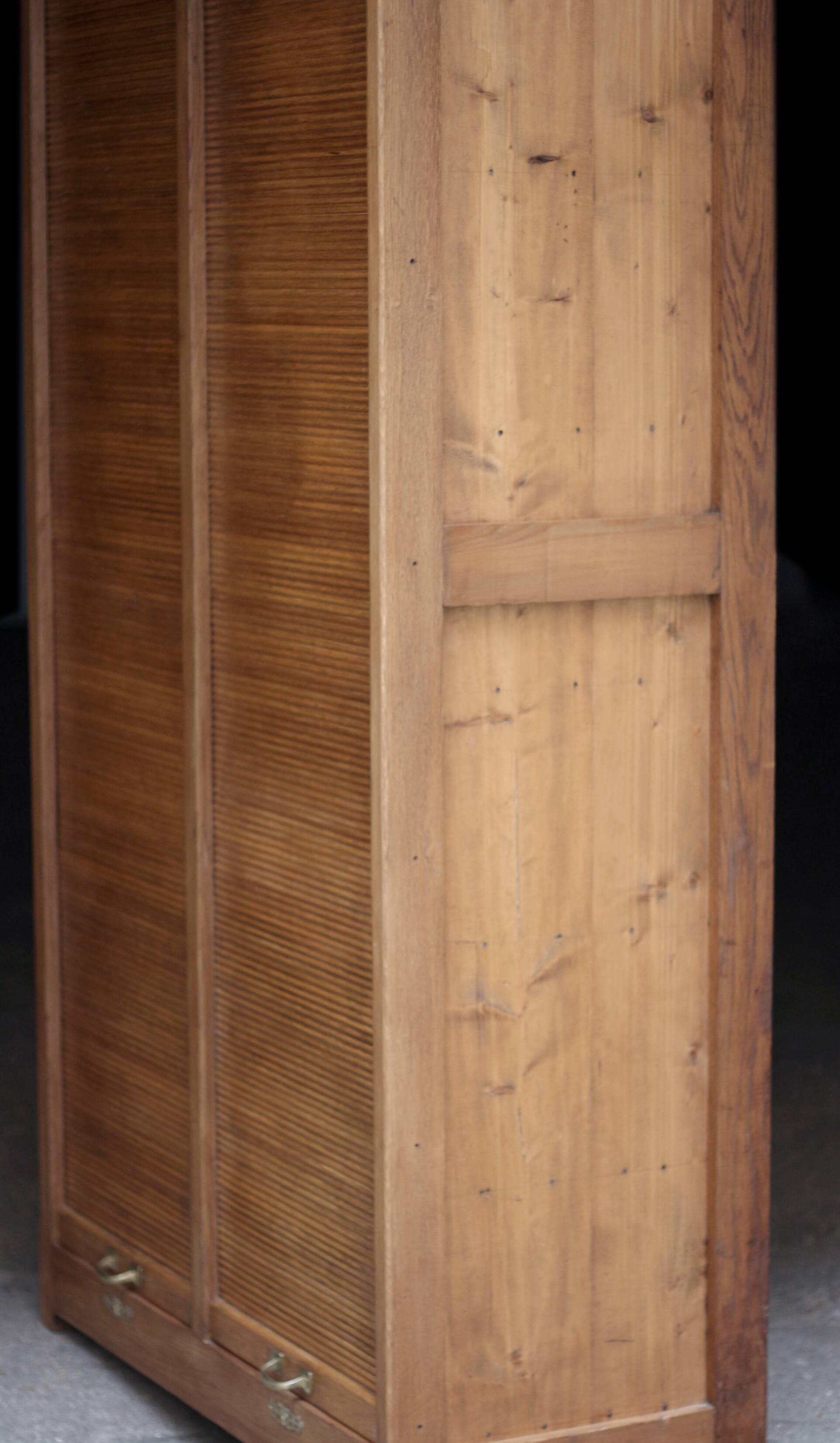 Magnificent curtain filing cabinet from La Poste (1920s/1930s).