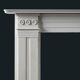 William IV statuary marble fireplace surround