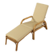 1960s bamboo foldable lounge chair