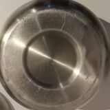 Seau à glace vintage made in italie en aluminium phytomorphe forme de pomme