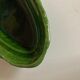 Green clay green clay flat centerpiece with festoons 1960