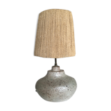 Lampe de grès Accolay 70 abat jour de corde