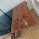 Art Deco table in walnut burl