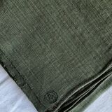 Harvest tablecloth in khaki tinted hemp