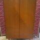 Vintage 50s wardrobe with 4 shelves