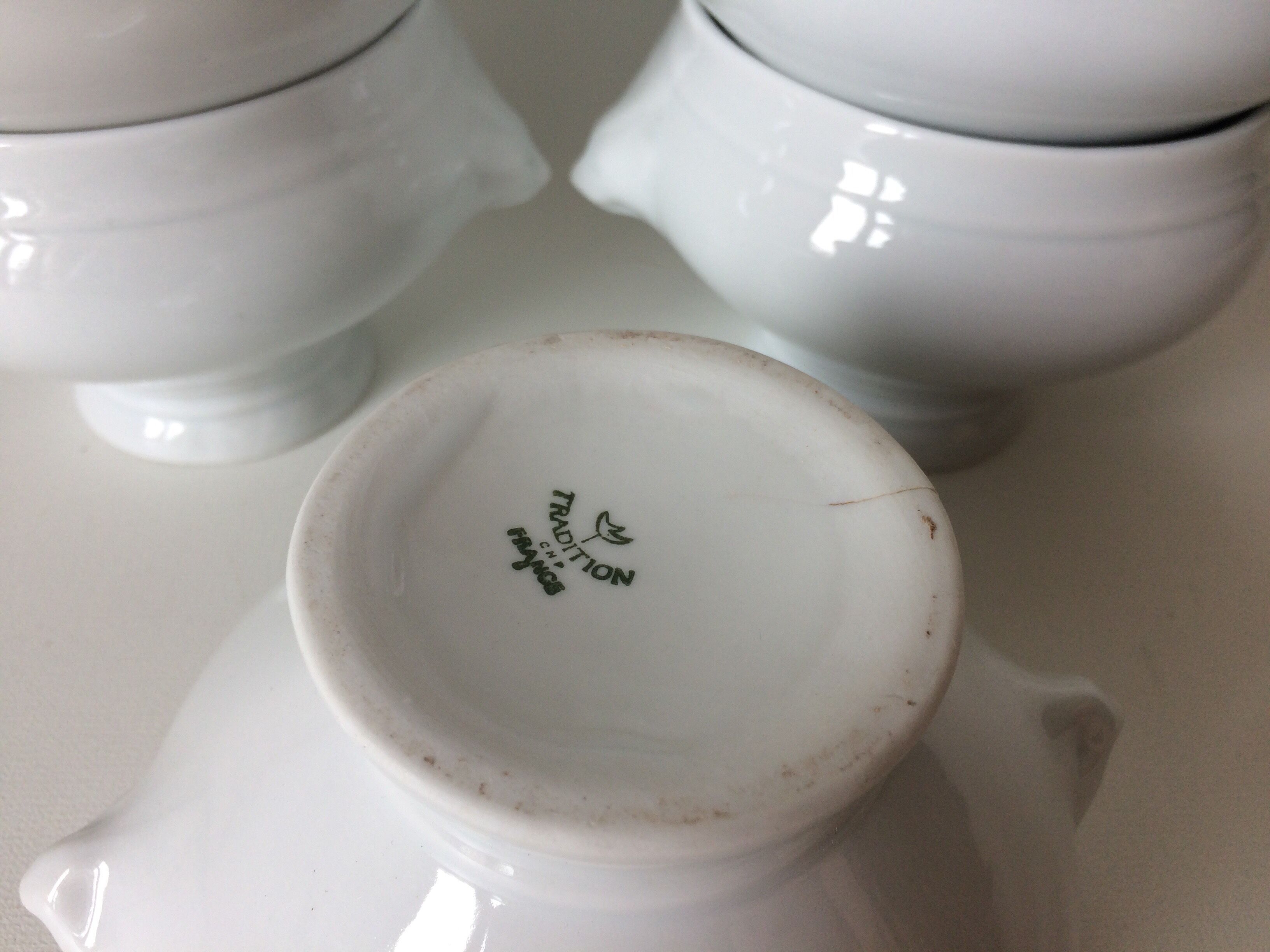 Set of 6 soup bowls "Tradition France"