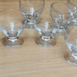 Cut glass shot glasses