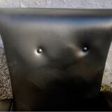 Black vintage armchair