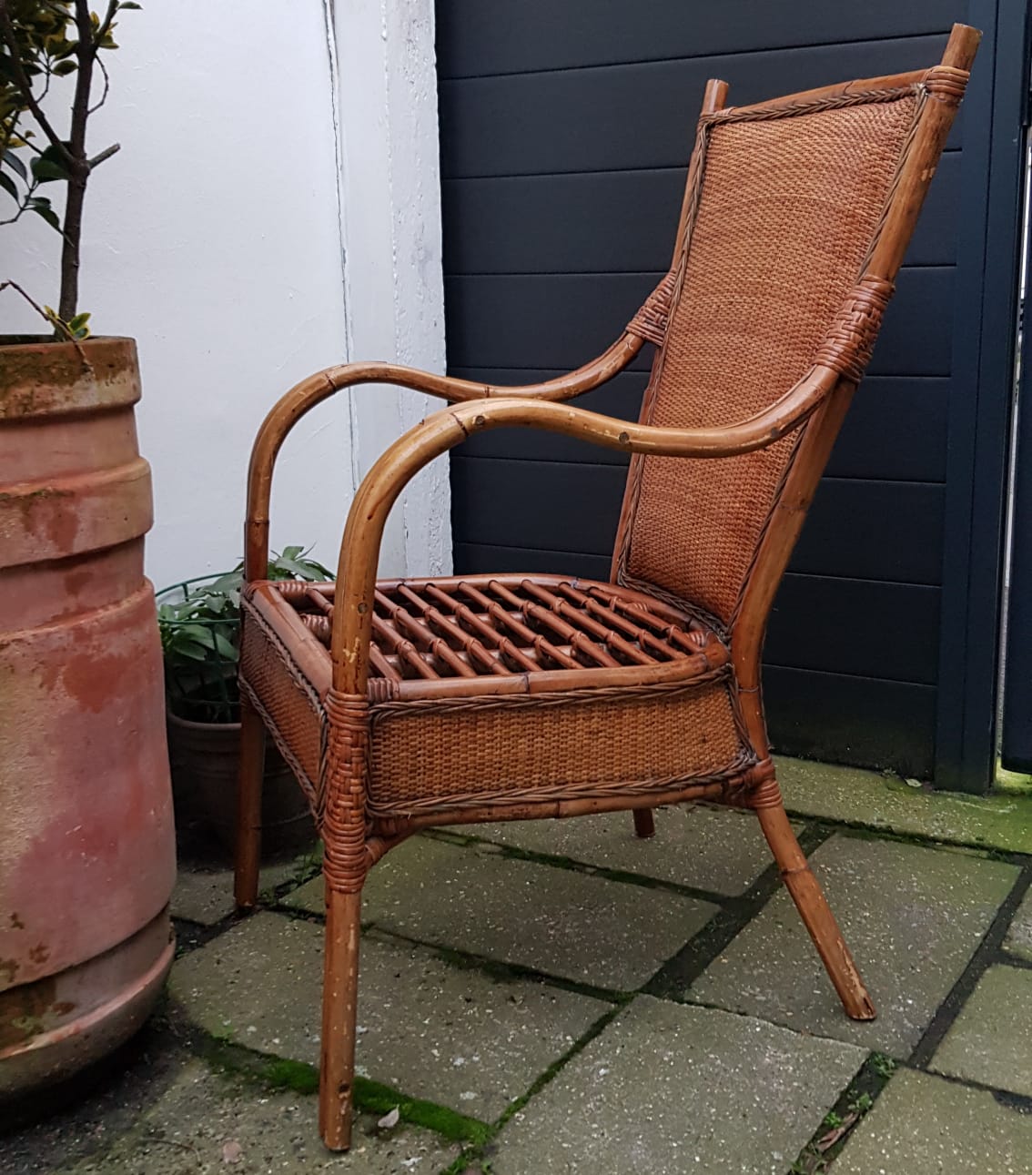 1950 rattan chair