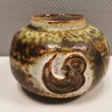 Beautiful vase from Danish Kingo Ceramics (Signature KK) 1980s. signed on the bottom.