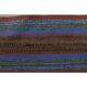 Vintage Turkish Hand-Knotted Wool Cotton Purple Kilim Area Rug 140x160