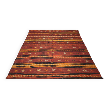 Turkish kilim rug, 227x173 cm, MYK-873