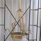Brass Chandelier And Glass Paste Napoleon III