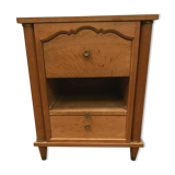 Oak bedside table from the 1940s 20th century