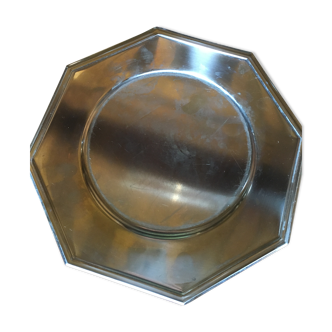 Stainless octagonal presentation plates