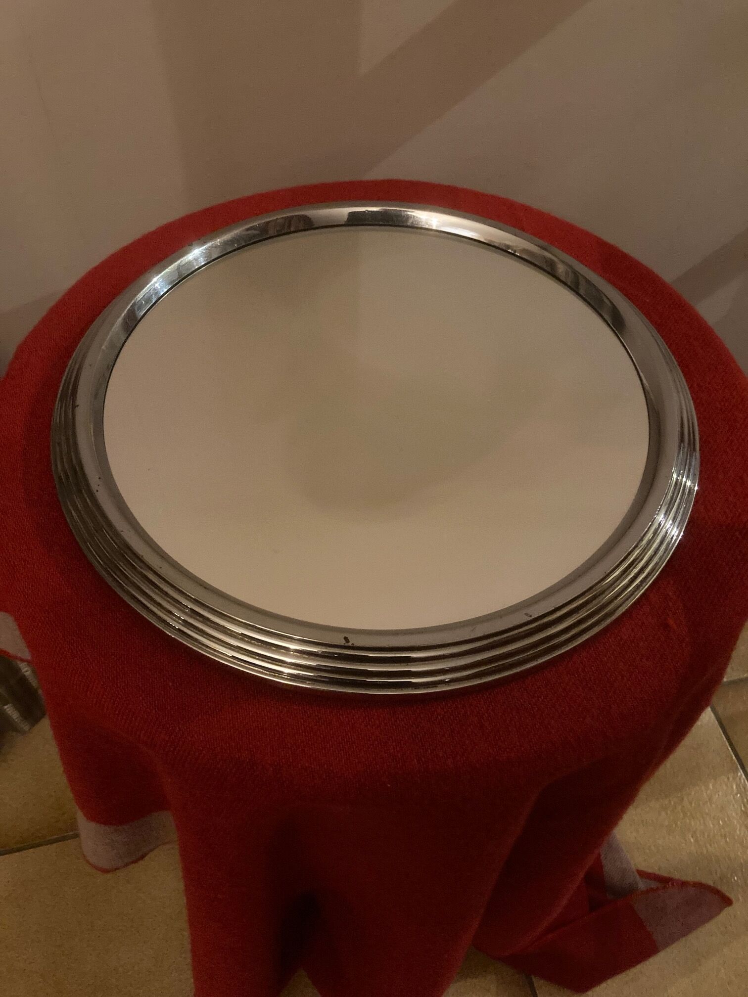 Mirror service tray from the 1950s