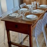 Table de ferme ancienne en bois de hêtre XIXème