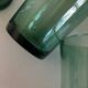 Set de 6 verres gobelets soufflés verts romarin 1960