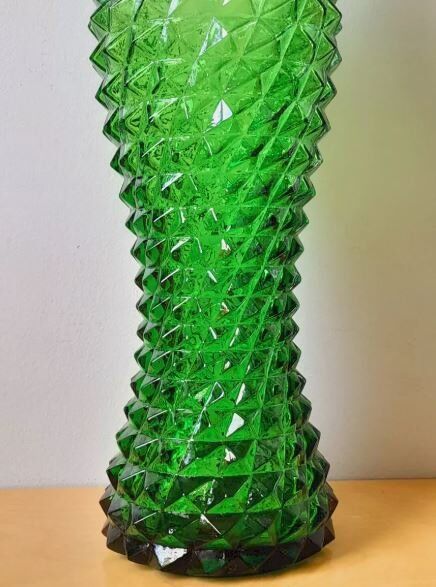 Italian glass bottles Empoli 1970