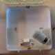 Set of 2 square wall or ceiling lights Holophane DC60