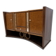 Art Decò Italian Walnut and Maple Sideboard, 1930s