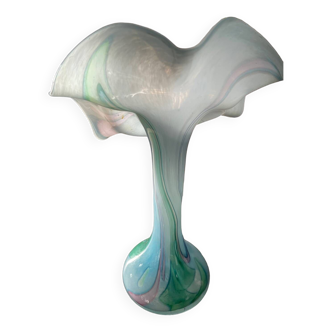 Mouth-blown La Rochere vase