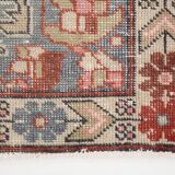 Turkish Red & Beige Classic Vintage Rug, 130x229Cm