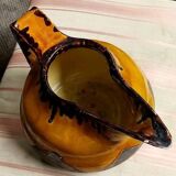 Glazed ceramic pitcher by Zaccagnini, 1930s