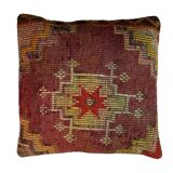 Housse de coussin kilim turque vintage, 55 x 55 cm