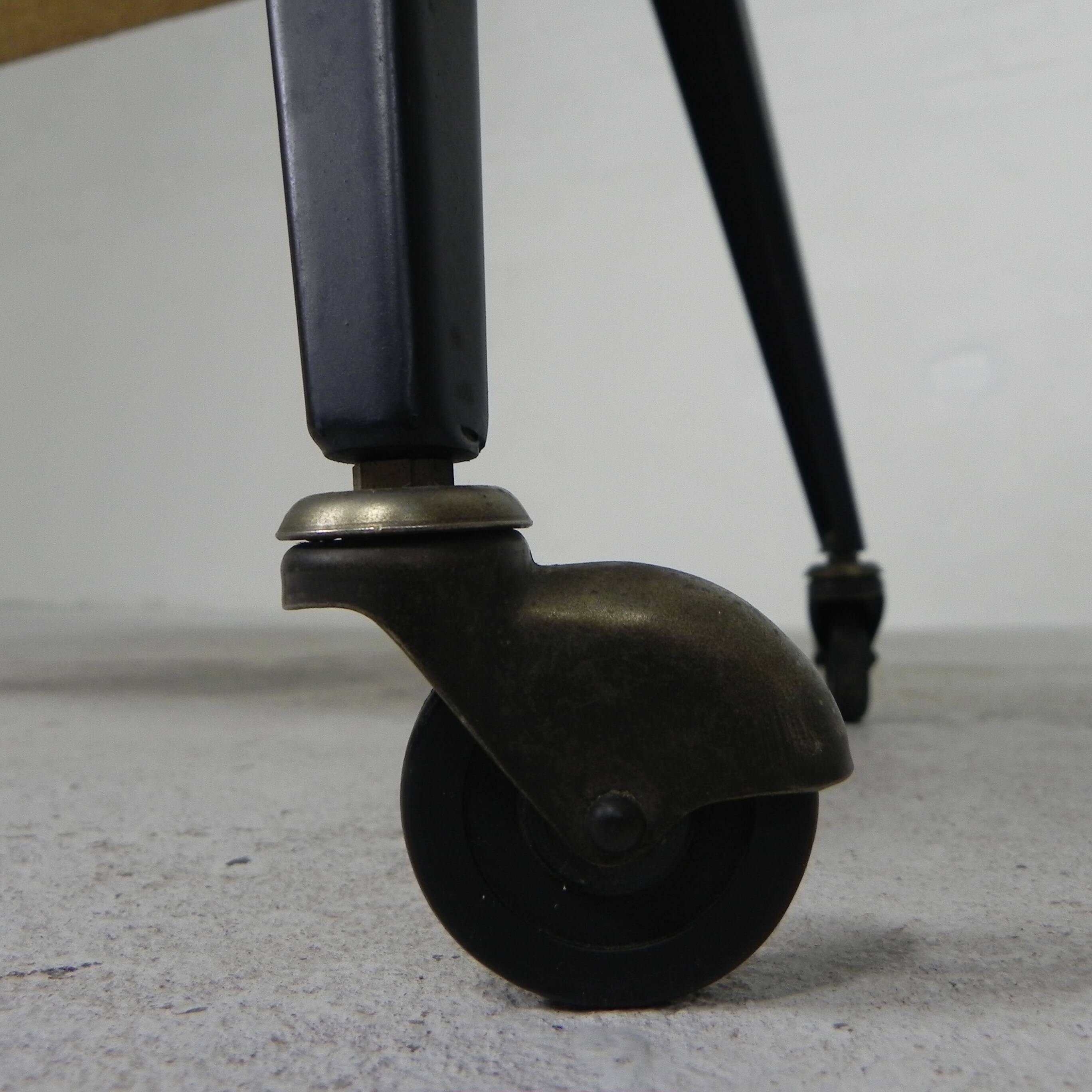 Vintage drinks cabinet, bar on castors, 1960s